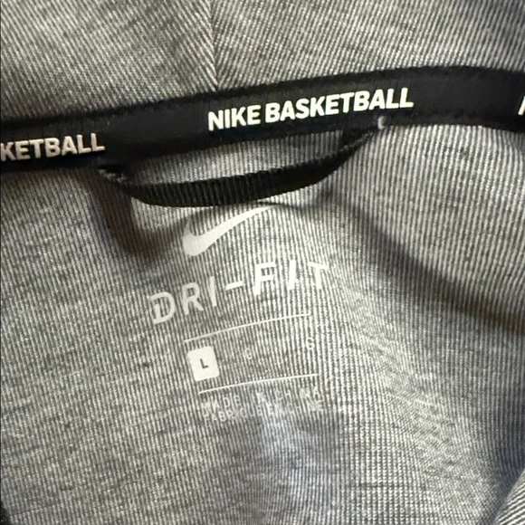 Nike Men's Charcoal Gray Hooded Jacket - Picture 5 of 5